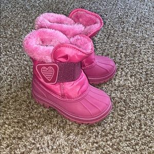 Pink Snow Boots